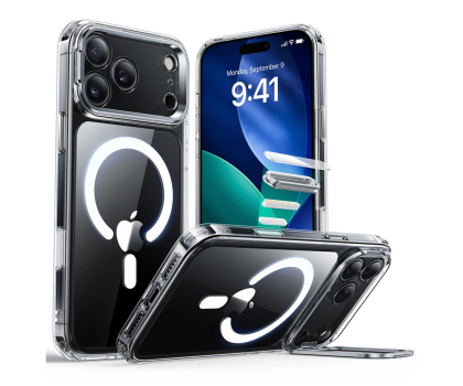 Etui do telefonów ESR Classic Hybrid Kickstand Magsafe do Iphone 17 Pro Max Clear 4894240283264